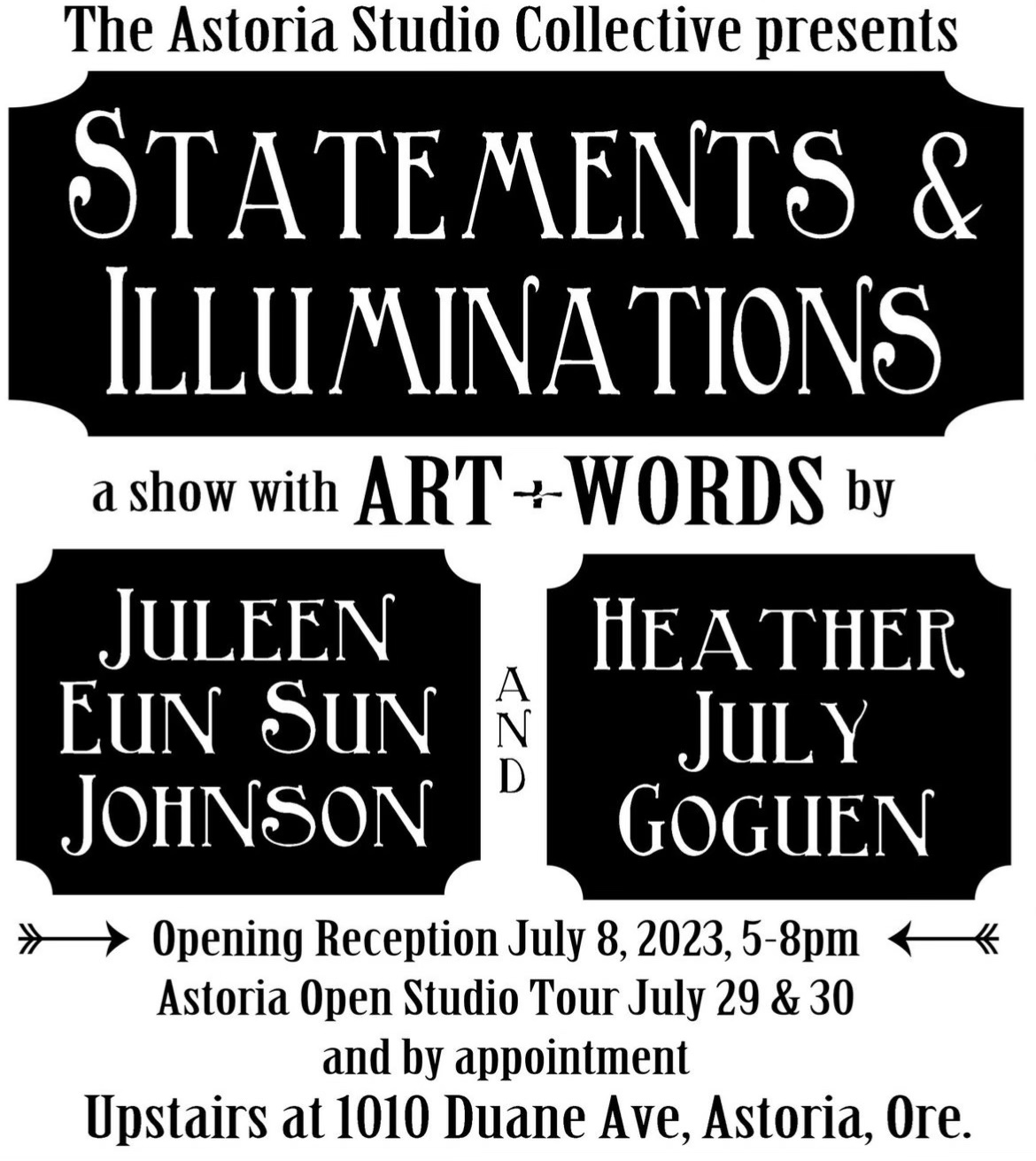 Statements and Illuminations Flyer